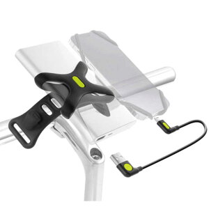 BONE�@���]�ԗp���o�C���o�b�e���[�z���_�[�{�P�[�u�� Phone Charger Kit �u���b�N�@LK20092