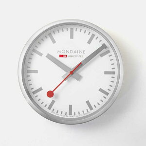 MONDAINE@fB[ |v EH[NbN 25cm Vo[@A990.CLOCK.18SBV