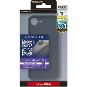 GR@ELECOM@iPhone 16e nCubhP[X Ɍo- ^XebJ[ ubN@PMA25SHVCKKBK