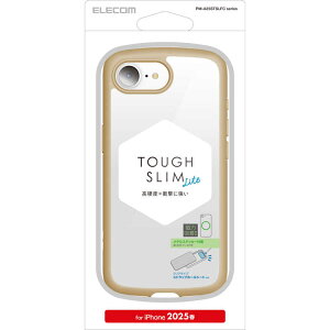GR@ELECOM@iPhone 16e TOUGH SLIM LITE t[ ^XebJ[t JtFI@PMA25STSLFCBE