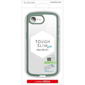 GR@ELECOM@iPhone 16e TOUGH SLIM LITE t[ ^XebJ[t O[@PMA25STSLFCGN