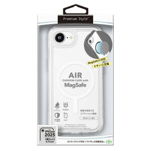PGA�@iPhone 16e MagSafe�Ή� �G�A�N�b�V�����P�[�X Premium Style �X�m�[�@PG-25KMA04CL