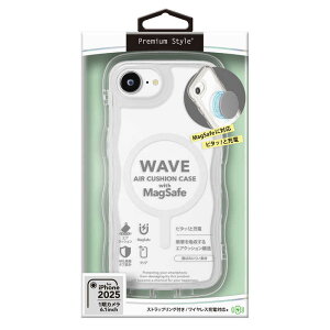 PGA@iPhone 16e MagSafeΉ EF[u GANbVP[X Premium Style NA@PG-25KMA11CL