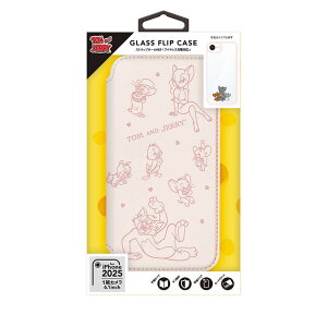 PGA�@iPhone 16e �K���X�t���b�v�P�[�X Premium Style �g���ƃW�F���[/B�@PG-W25KGF02TAJ