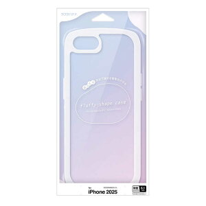 ���X�^�o�i�i�@iPhone 16e Fluffy Shape TPU�P�[�X �z���C�g�@8670IP5ETPWH