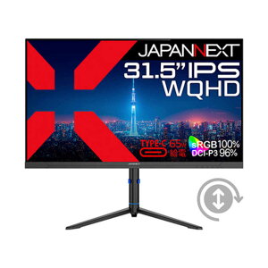 JAPANNEXT@IPSpl tj^[ HDMI DP (2Nۏ) m31.5^ /WQHD(2560×1440) /Chn@JN-IPS315Q-HSPC6