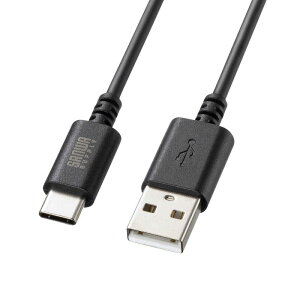 �T�����T�v���C�@USB 2.0 Type-C�P�[�u��(C-A�E1m�E�u���b�N)�@KU-CA10BK