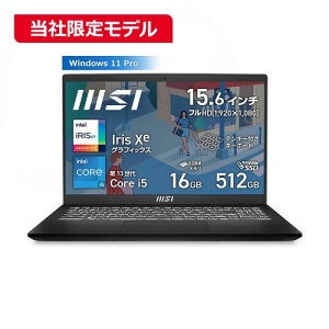 MSI@m[gp\R [ 15.6^ / Win11 Pro / Core i5 / 16GB / SSD512GB ] NVbNubN@MODERN-15-B13M-5427JP