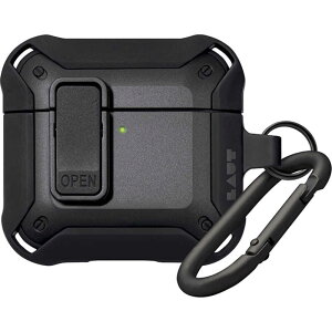 LAUT�@AIRPODS 4 ZENTRY BLACK �u���b�N�@L_AP5_ZE_BK