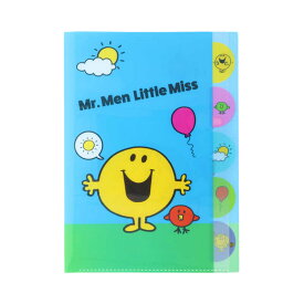 サンスター文具　(限定)ダイカットクリアファイル5P M＆L ミスター・ハッピー　S2172410