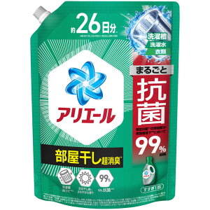 P&G アリエールジェル 部屋干しプラス 詰替 超特大サイズ 625g
