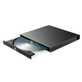 エレコム　ELECOM　外付け DVDドライブ CD DVD 対応 USB 2.0 Type-Cケーブル付 書込/再生 バスパワー ブラック　LDR-PXA8CU2LBK