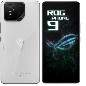 ASUS GCX[X@SIMt[X}[gtH ROG Phone 9 Qualcomm Snapdragon 8 Elite Xg[W256GB Xg[zCg@ROG9-WH12R256