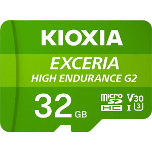 KIOXIA LINVA@SDHC microSDJ[h EXCERIA HIGH ENDURANCE G2(GNZAnCGfXG2) mClass10 /32GBn@KEMU-B032GBK