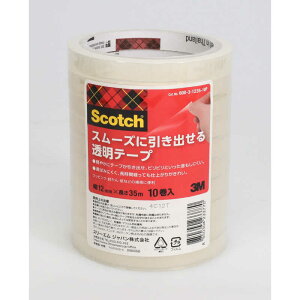 3MWp@X[YɈo铧e[v 12mm Scotch(XRb`)@600-3-1235-10P