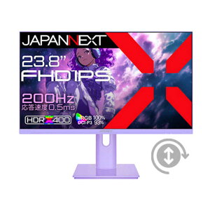 JAPANNEXT@IPSpl 120Hz/0.5ms(MPRT)Ή Q[~Oj^[ P[u(zCg) (2Nۏ) m23.8^ /tHD(1920×1080) /Chn p[v@JN-IPS238G200F-HSP-PP