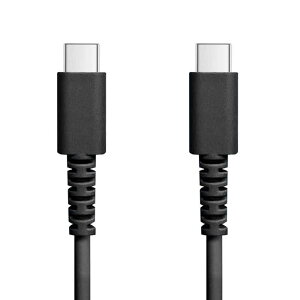 PROTOSTAR�@Type-C to C ���炩���x�P�[�u��2.0m�@tough-cable01-c2.0-BK