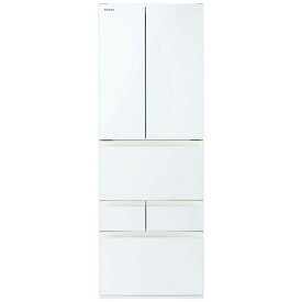 東芝　TOSHIBA　冷蔵庫 6ドア 462L フレンチドア(観音開き) VEGETA ベジータ FHシリーズ うるおい冷蔵室 真ん中野菜室 幅65cm グランホワイト　GR-Y460FH-EW（標準設置無料）