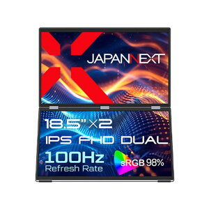 JAPANNEXT@18.5C` IPS×2tHDfAoCj^[ miniHDMI USB Type-C 3ʊg Ɨ(2\[X)\ I[gtbvΉ LbNX^h (2Nۏ) @JN-DMD-IPS185F