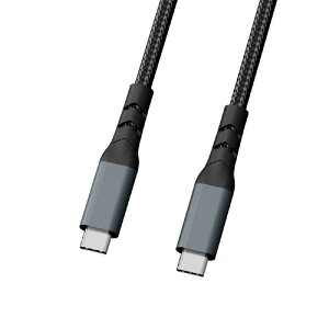 t[_@Type-C to Type-CP[u m4KΉ/DisplayPort Alt[hΉ/PD100W/USB3.2 Gen2n 1m ubN@FUSB-CCAP110BK