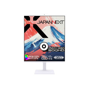 JAPANNEXT@IPSpl SDQHDctj^[ HDMI DP USB Type-CHDR sRGBF100 (2Nۏ) m27.6^ /SDQHD(2560x2880) /XNGAn@JN-IPS276SDQHD-HSPC6-CMS
