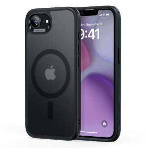 ESR�@iPhone 16e MagSafe�Ή��n�C�u���b�h�P�[�X Frosted Black Frosted Black�@1A84200302