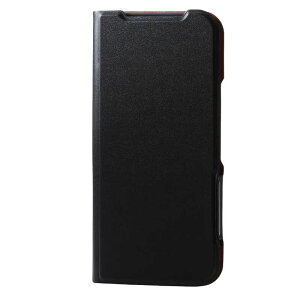 �G���R���@ELECOM�@Google Pixel 9a �P�[�X ���U�[ �J�o�[ �蒠�^ �}�O�l�b�g �t���b�v �Ռ��z�� ���y�� ���^ ���C�����X�[�d�� �u���b�N�@PM-P251PLFUBK