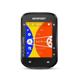 IGPSPORT　自転車用2.4インチカラータッチスクリーン搭載サイクルコンピュータ ブラック　BSC200S