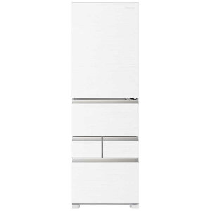 ハイセンス 冷蔵庫 5ドア 450L 右開き 真ん中野菜室 Connect Life 幅59.8cm ブラッシュドメタルホワイト HRDCH450KW(標準設置無料)