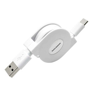 ���X�^�o�i�i�@Type-A to Type-C ���[���P�[�u�� 0.8m WH �z���C�g�@R08CAAC2A02WH