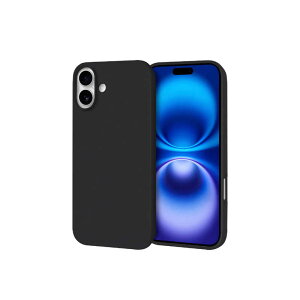 shizukawill�@iPhone16 Plus �P�[�X �J�o�[ �R�b�g���L�����f�B �V���R�� �P�[�X �u���b�N�@APIP16MFC1BK