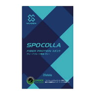 MUGENBIONIC　SPOCOLLA スポコラ ファイバープロテイン ソフトゼリータイプ【グレープフルーツ風味/28包…