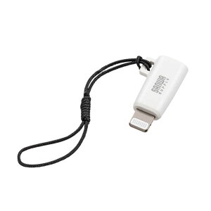 �T�����T�v���C�@USB Type-C to Lightning�ϊ��A�_�v�^(MFi�F�؁E�X�g���b�v�t��) �z���C�g�@AD-USB30LCFW