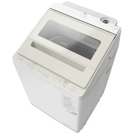 【標準設置無料】 日立　HITACHI　全自動洗濯機 洗濯8.0kg ビートウォッシュ サテンベージュ　BW-V80M-C