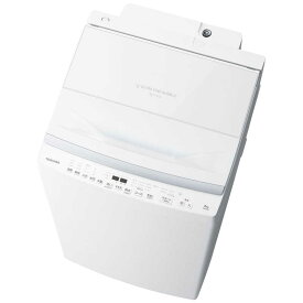 【標準設置無料】 東芝　TOSHIBA　全自動洗濯機 洗濯8.0kg ZABOON 自動投入 グランホワイト　AW-8DP5-W