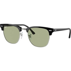 ���C�o���@RayBan �T���O���X CLUBMASTER WASHED LENSES 51mm �V���o�[��Ƀu���b�N/�O���[���B���e�[�W�C�G���[�@0RB3016 135452(51)