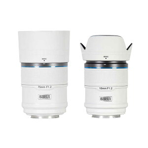 SIRUI�@�I�[�g�t�H�[�J�X�����Y F1.2 APS-C 2�{�Z�b�g(16/75mm) X/�z���C�g �mFUJIFILM X / �P�œ_�����Y�n �z���C�g�@AS-2S-XW-JP