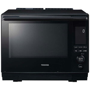 東芝 TOSHIBA 過熱水蒸気オーブンレンジ 30L フラット 石窯ドーム 熱風2段 グランブラック ER-D3000B-K