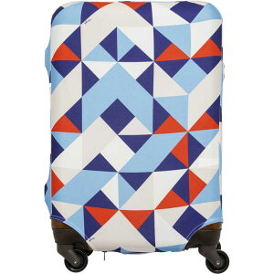 TRAVELEARTH スーツケースカバー 伸縮タイプ Sサイズ 幾何学柄 ジオメトリック TE-310-S-GM