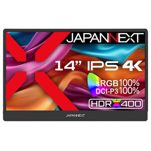 JAPANNEXT@14C` IPSpl 4K(3840x2160)𑜓x oCj^[Chn@JN-MD-IPS140UHDR