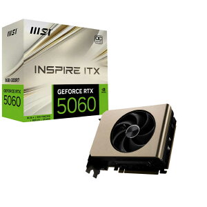 MSI@GeForce RTX 5060 8G INSPIRE ITX OC mGeForce RTXV[Y / 8GBn@GeForceRTX50608GINSPIREITXOC