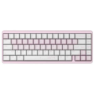 Varmilo�@VYU67 ANSI Sakura Gg-Mag White F �Q�[�~���O�L�[�{�[�h �m�L�� / USB (Type-C)�n �s���N�@vm-vyu67-a113-gmwf