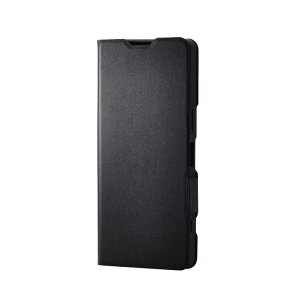 �G���R���@ELECOM�@Xperia 1 VII ( SO-51F ) �P�[�X ���U�[ �J�o�[ �蒠�^ �}�O�l�b�g �t���b�v �Ռ��z�� ���y�� ���^ ���C�����X�[�d�� �X�^���h�@�\�t UltraSlim �u���b�N�@PM-X251PLFUBK