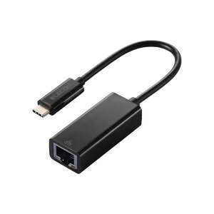 �G���R���@ELECOM�@�L��LAN�A�_�v�^�[ USB-C 1000Mbps �����ʐM USB3.2 Gen1 ( Windows 11 10 Mac iPad Nintendo Switch �Ή� ) �ϊ��A�_�v�^ �u���b�N�@EDC-GUC3V3-B