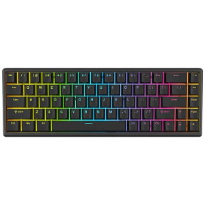 ARBITERSTUDIO�@Polar 65�{ HE �}�O�l�e�B�b�N�Q�[�~���O�L�[�{�[�h �m�L�� / USB (Type-C)�n �W���X�g�u���b�N�@as-polar-65-plus-just-black-fpgm