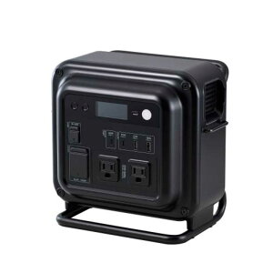 エレコム ELECOM ポータブル電源 大容量 192500mAh/712Wh ポータブルバッテリー 小型 軽量 PD 60W アウトドア キャンプ 車中泊 防災 NESTOUT ブラック DE-NEPS700NBK