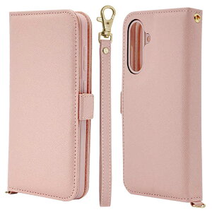 ラスタバナナ Galaxy A36 5G ハンドストラップ付き手帳型ケース ライトピンク 8454GA36BHSLPK