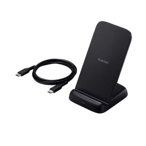 GR@ELECOM@CX[d QiF [dX^h ( iPhone Pixel Xperia Galaxy Android AirPods eΉ ) ubN@W-QS11BK