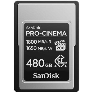 TfBXN@CFexpressJ[h SanDisk PRO-CINEMA CFExpress Type-A card 480GB ubN@SDCFEA-480G-JN4NN