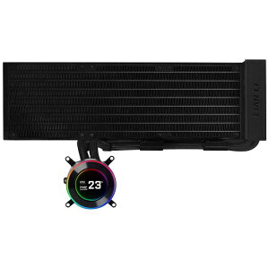 LIANLI@HydroShift II LCD-C 360N Black@LL-HS2-LCD-360-N-BK